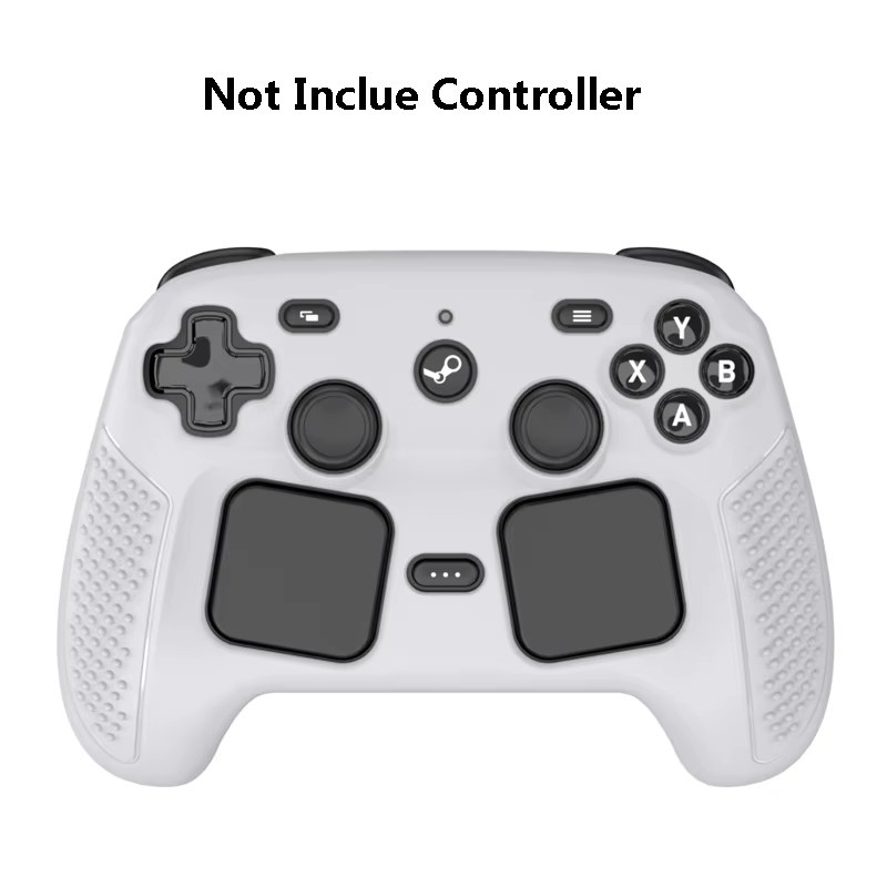 JazPlate Silikonhülle für Valve Steam Controller in Schwarz, rutschfest und stoßfest - Bild 3