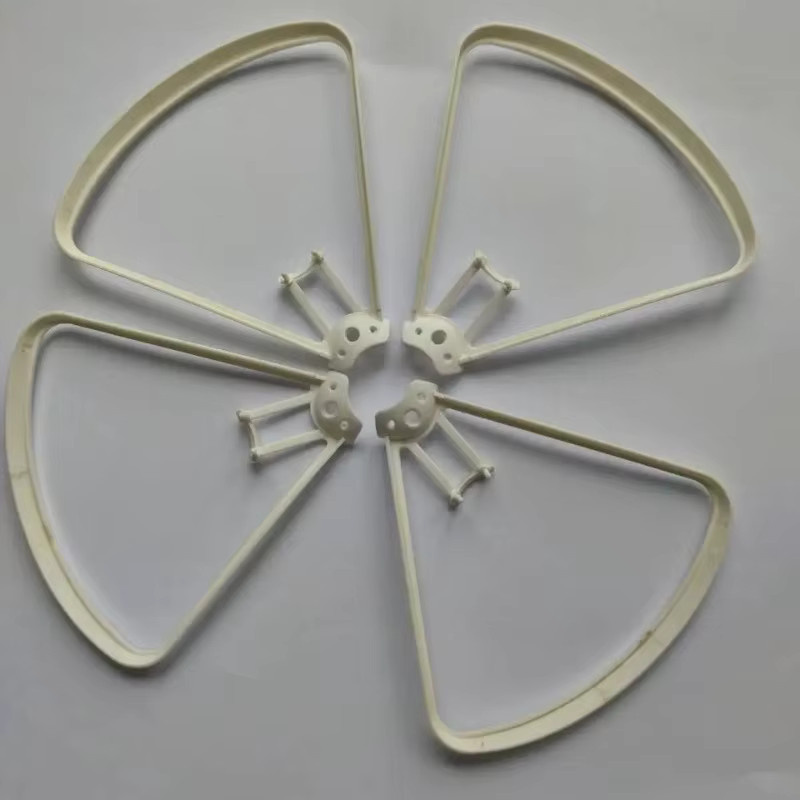 SYMA Z3 Drohnen-Propellerschutz Set, 4 Stück, weiß, kollisionssicherer Klingenschutz für faltbare Quadcopter - Bild 2