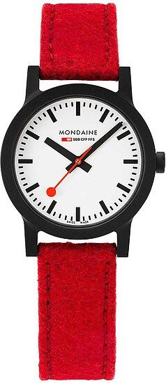 Mondaine Armbanduhr, Quarz, Edelstahl, 32 mm, Weiß, Damen - Bild 1