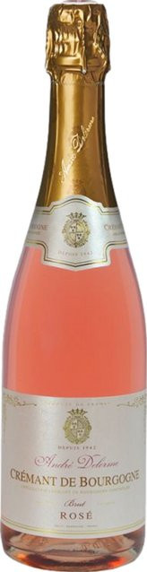 André Delorme Crémant de Bourgogne Rosé, Brut, Schaumwein, 0,75 l - Bild 1