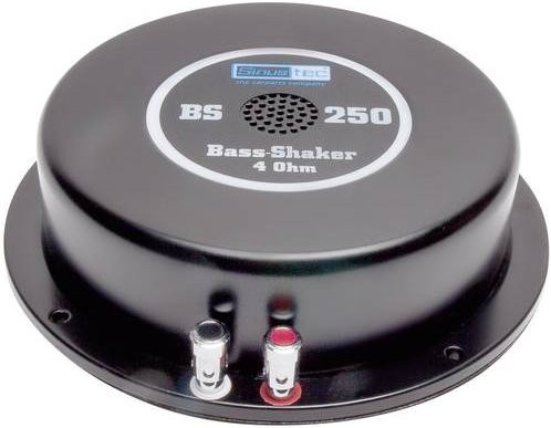 Sinustec ST-BS 250 Körperschall-Lautsprecher in Schwarz mit 200W und 4 Ohm - Bild 1