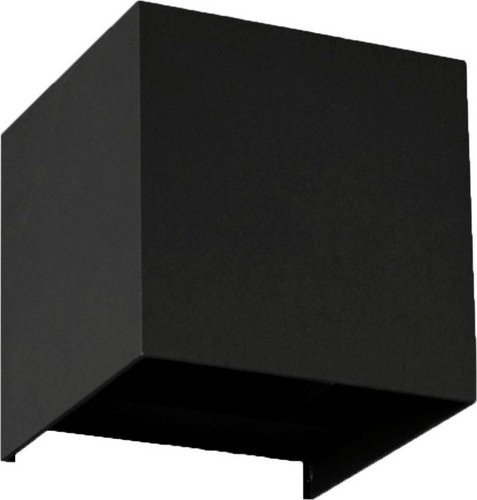 E2 LED-Außenwandleuchte QUBE Up-Down Wandlampe in Schwarz mit IP65 Schutzklasse - Bild 1