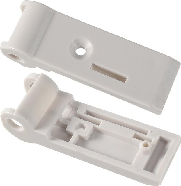 2er-Set Gefrierfach Türscharnier für Electrolux Dometic Kühlschränke RM 6 7 8 RGE 2100 2412125011 2412125110 in Weiß - Bild 1