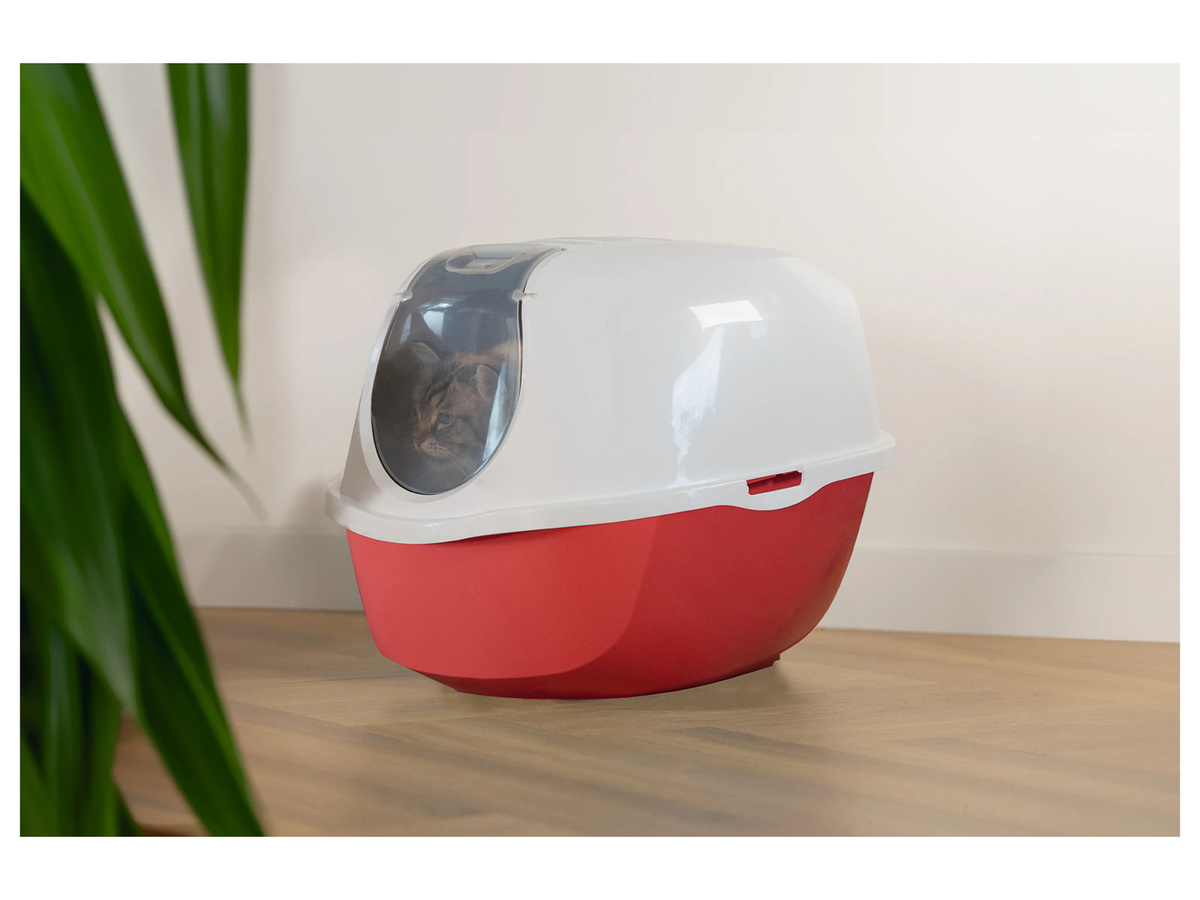 Karlie Smartcat Kora Katzentoilette aus Kunststoff in Weiß - Bild 2