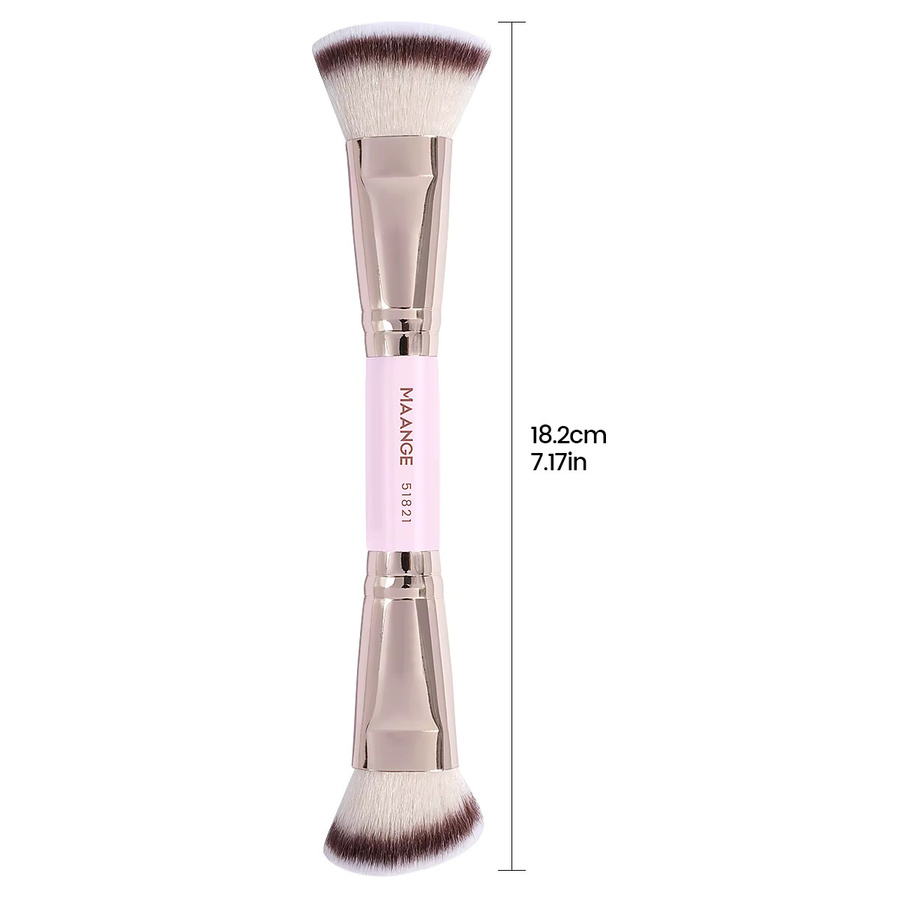 MAANGE 2-in-1 Make-up-Pinsel mit Doppelkopf, Unisex - Bild 2