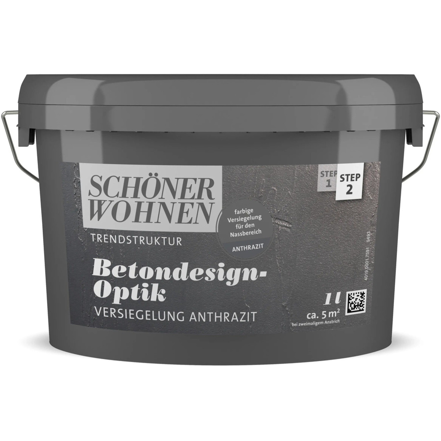 Schöner Wohnen Betondesign-Optik Versiegelung in Anthrazit - Bild 2