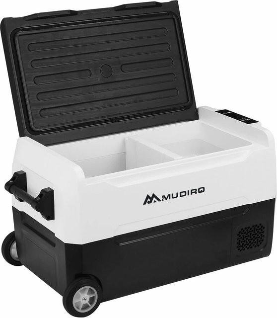Mudiro Auto-Kühlschrank mit Kompressor und Bluetooth, 35L oder 55L, mit Solar/AC/DC-Stromversorgung und Temperaturanzeige - Bild 1