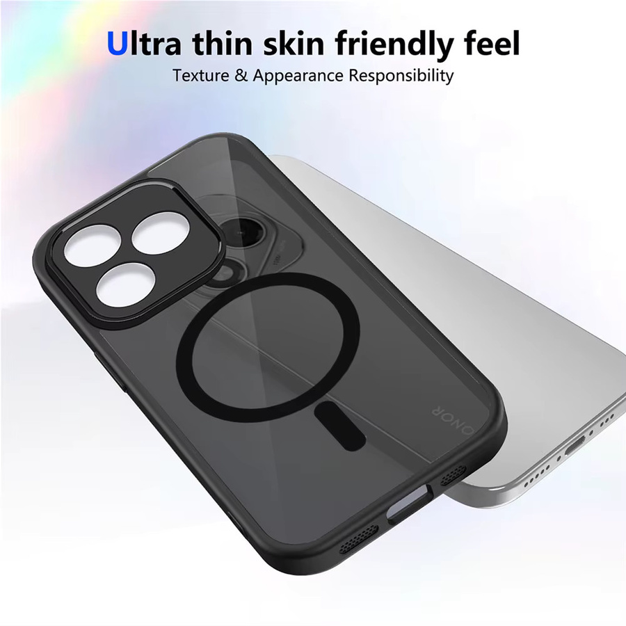 Stoßfeste Handyhülle für Honor Magic 7 8 Lite und Honor X-Serie in Schwarz aus PC und TPU - Bild 5