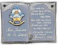 Keramikschild Decoramic für Ehrungen und besondere Anlässe wie Geburtstag, Hochzeit oder Jubiläum, Mehrfarbig, B: 22 cm, H: 17 cm - Bild 1