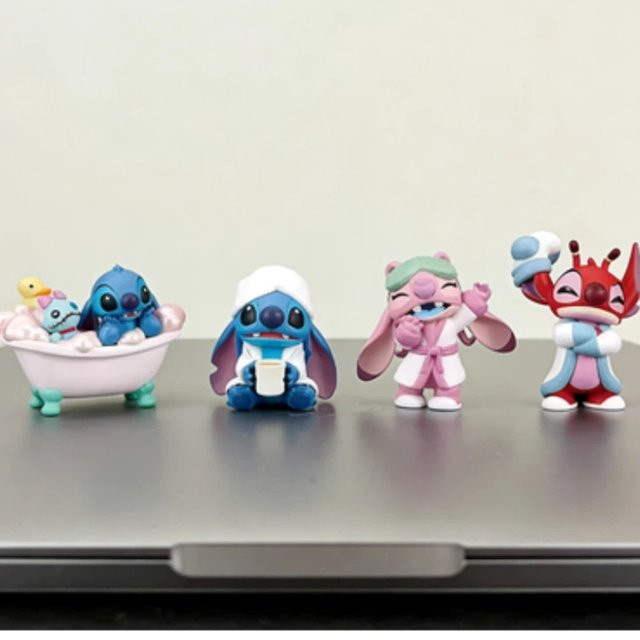HEROCROSS Stitch Nighttime Bath Relax Time Blind Box, Actionfigur, Disney - Bild 1