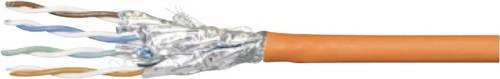Kathrein Cat7 Ethernet LAN Netzwerkkabel Orange Meterware 8 x 0,57mm - Bild 1