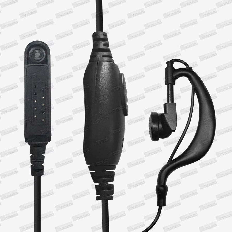 Baofeng UV-9R Serie Wasserdichtes Walkie Talkie Headset UV68 Pro Max V2 Kopfhörer in Schwarz - Bild 2