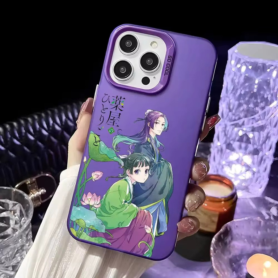 Sturzsichere Matte Handyhülle im Anime The Apothecary Diaries Design für iPhone 17 16 15 14 13 12 11 Pro Max Plus und weitere Modelle, Multicolor - Bild 4
