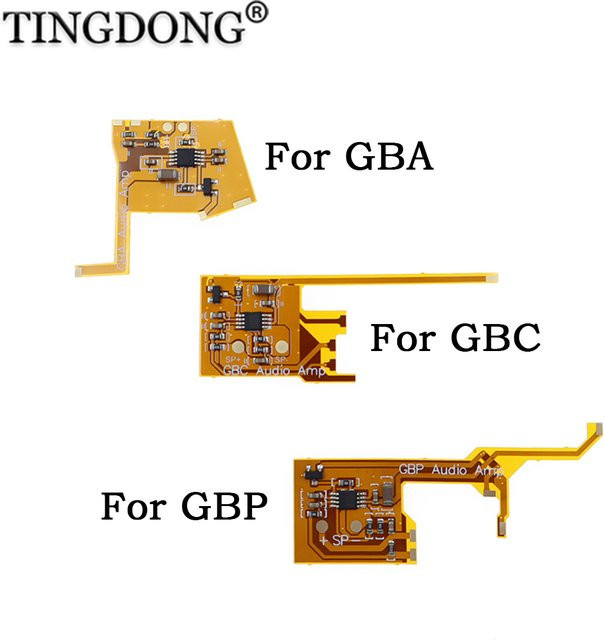 TingDong Digitales Niedrigenergie-Lautstärkerverstärkermodul für GBA GBC GBP Retro-Klangverstärkung - Bild 1