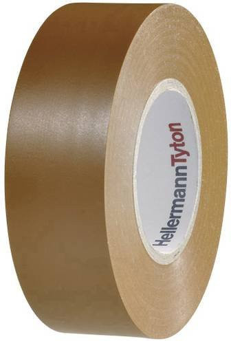 HellermannTyton HelaTapeFlex15 Isolierband aus Kunststoff, braun, Breite: 19 mm, Länge: 20 m - Bild 1