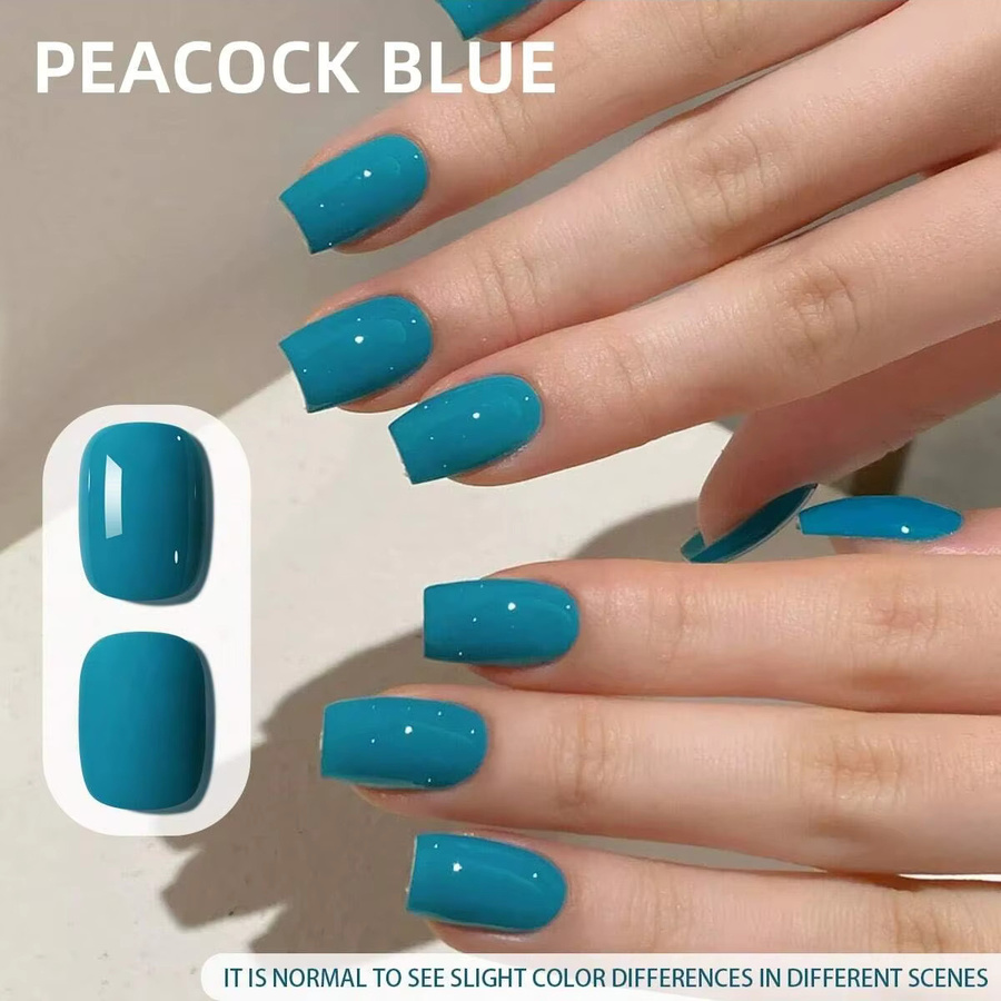 XEIJAYI Nagellack, Pfauenblau, glänzend, 15 ml - Bild 4