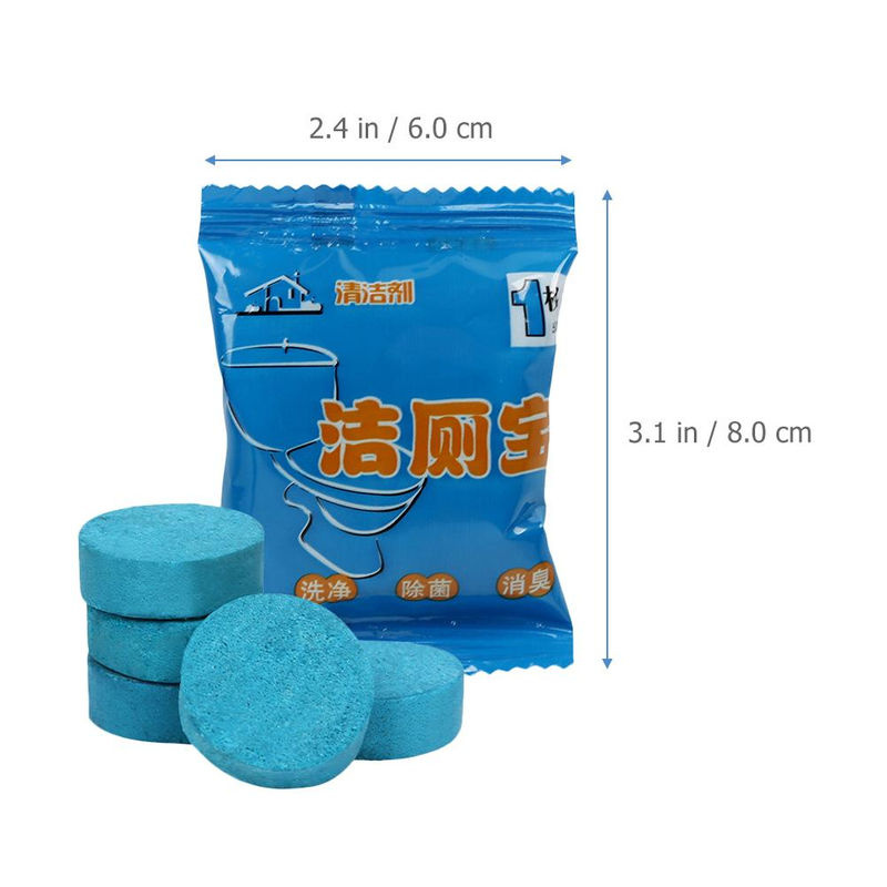 JMG Household Supplies WC Reinigungs-Bälle zur Toilettenschüssel-Reinigung und Luftauffrischung, 10 Stück, Blau - Bild 2
