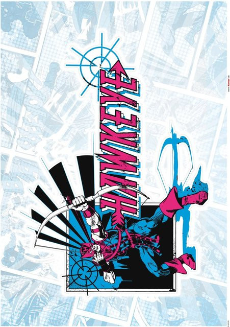Komar Deko-Sticker Hawkeye Classic multicolor B: 50 cm, H: 70 cm - Bild 1