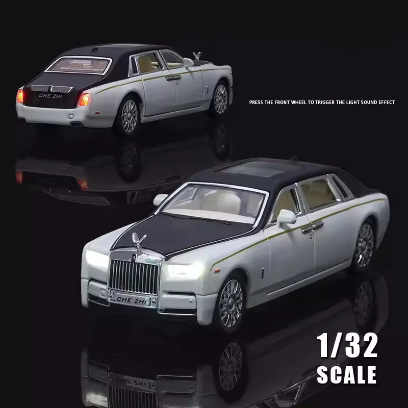 Maisto Rolls-Royce Phantom, Modellauto, 1:32, Metall, mit Sound und Licht - Bild 4