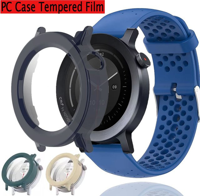 Nothing Schutzrahmen Bumper Shell Case für CMF Watch Pro 2, Silikon, Transparent - Bild 1