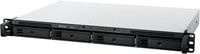 Synology RackStation RS422+ NAS-Server mit 4 Schächten, 2 GB RAM und Gigabit Ethernet, 1U Rack-Einbaugerät - Bild 1
