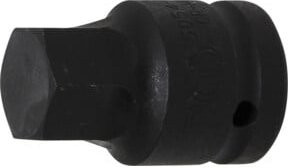 BGS Kraft-Bit-Einsatz 5054-24 in Schwarz mit 20 mm (3/4") Innenvierkant-Antrieb und 24 mm Innensechskant - Bild 1