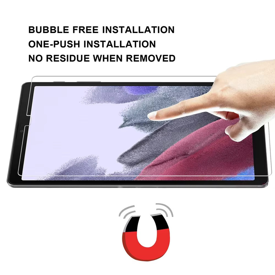 2 Stück Samsung Galaxy Tab A7 Lite 8,7 Zoll 2021 SM-T220 T225 HD-Displayschutzfolie aus gehärtetem Glas, transparent - Bild 4
