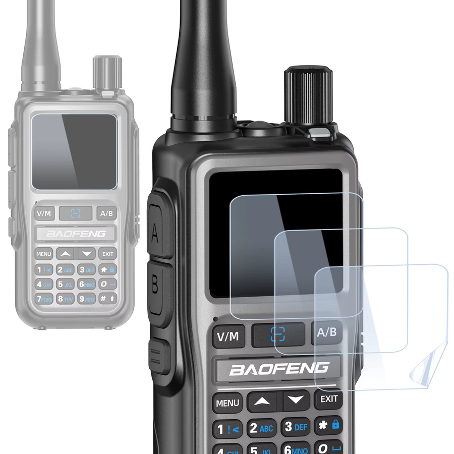 Baofeng UV-5R Mini Displayschutzfolie transparent wasserdicht für Amateurfunkgeräte - Bild 5