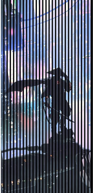 FN Acustico Akustikplatte Samurai 1 in Bunt aus PET und MDF, H x B x T: 2.400 x 1.133 x 19 mm - Bild 1