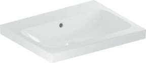 Geberit Waschtisch iCon Light aus Keramik in Weiß mit Überlauf, Breite: 60 cm, Tiefe: 48 cm - Bild 1