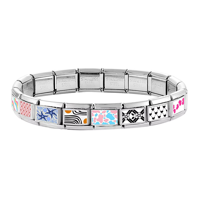 Yolorist Charm-Anhänger Edelstahl, Silber, Damen - Bild 2