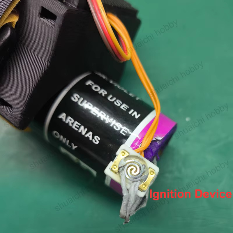 YUENHOANG FPV Drohnen Rauchzünder Dropper mit 360 Grad Rotation und Servo-Werfer, PLA 3D-gedruckte Außenhülle für Airdrop-Systeme, Orange/Schwarz - Bild 2