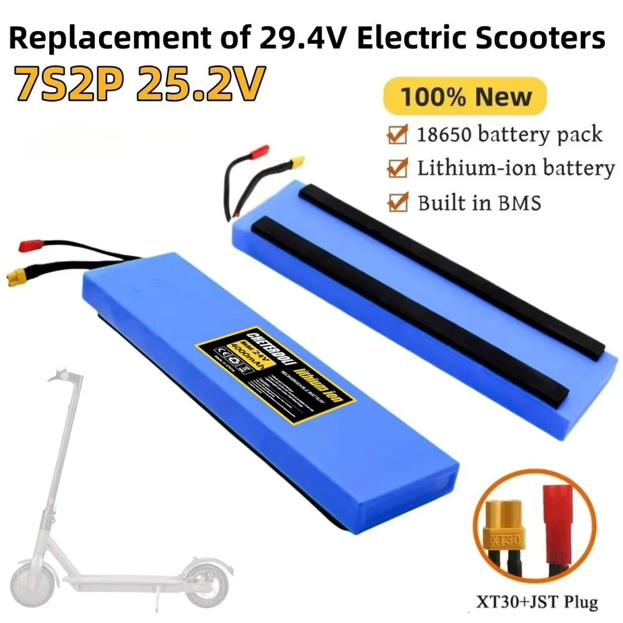 Aleaivy Lithium-Ionen-Batterie 25,2 V 4,0 Ah für Elektroroller und Balancierroller, Blau - Bild 1