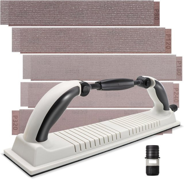 Vibratite Flexibler Schleifblock mit Klettverschluss für Holz und Metall, B: 7 cm, L: 40 cm - Bild 1