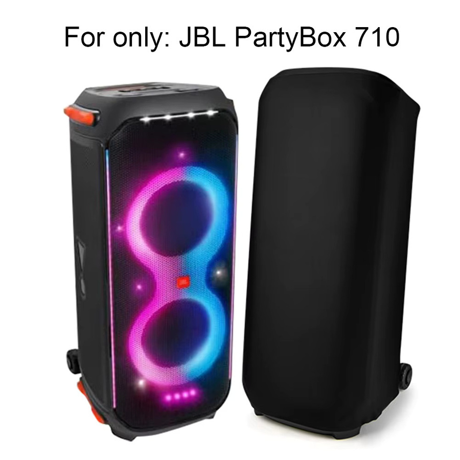 Elastische Staubschutzhülle in Schwarz für JBL Partybox 710 und Club 110/120 Lautsprecher - Bild 6