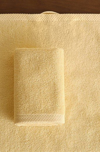 DARCY Handtuch 2er-Pack Gelb aus Baumwolle, B/H: 30 x 50 cm - Bild 1