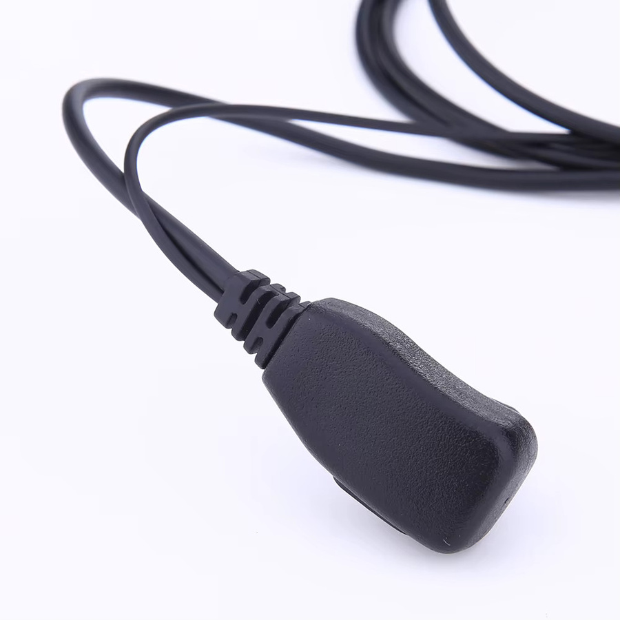 APWIKOGER 2 Pin auf 1M Walkie Talkie Headset Adapter Hörer Kabel für Baofeng UV5R BF-480 BF-490 BF-320 V6 und QX-67 in Schwarz - Bild 5