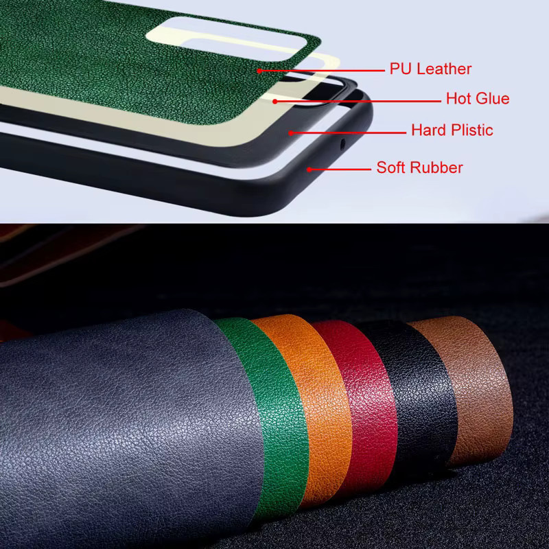 Premium Leder Handyhülle im Retro Business Style für Samsung Galaxy S25 Ultra, S25 Plus oder S25 FE in Rot - Bild 1