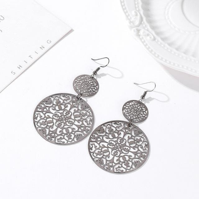 Wucifang Jewelry Ohrringe, Vintage, Damen, gray - Bild 1