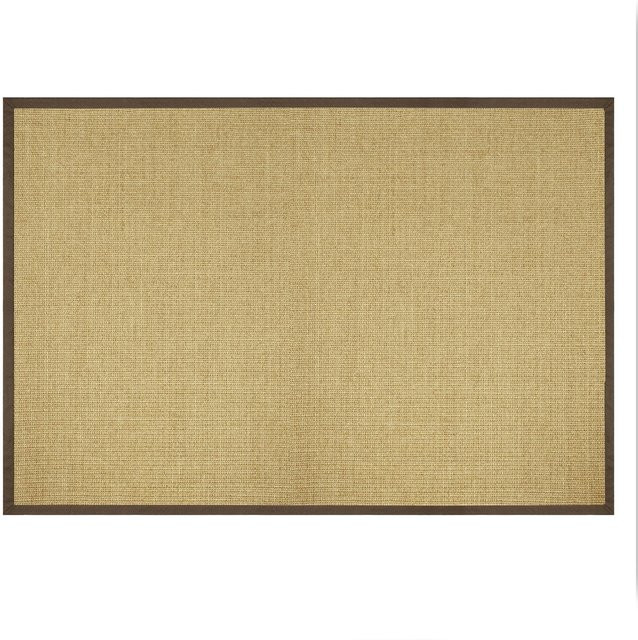 Karat Sisal-Teppich Amazonas in Natur mit Sahara/Cappuccino Bordüre, Farbe: Beige - Bild 1