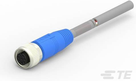 TE Connectivity T4161320008-003 Sensor-Aktor-Steckverbinder konfektioniert blau 5er Pack - Bild 1