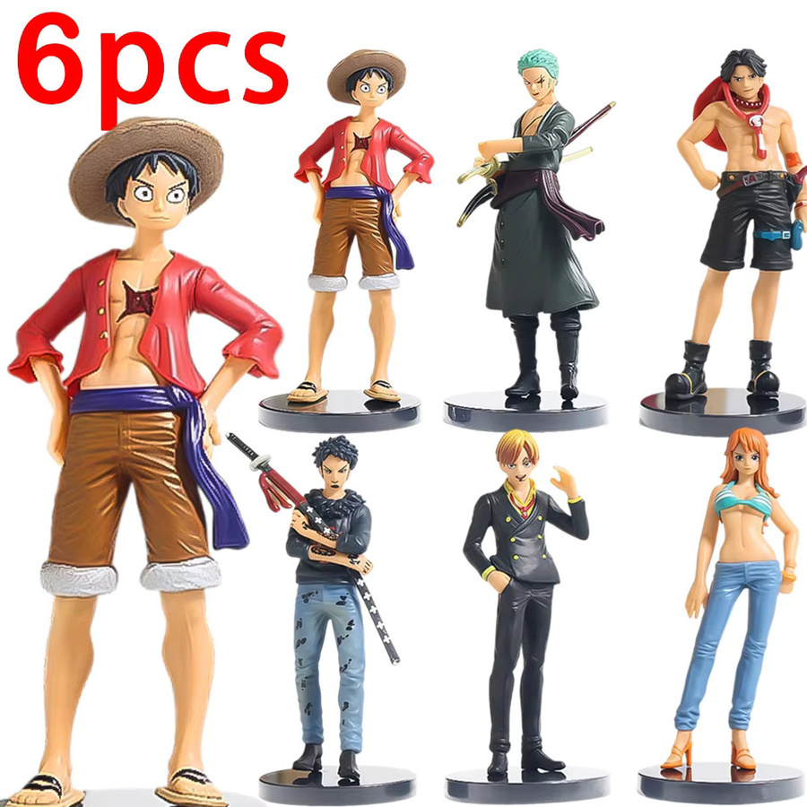 Bandai One Piece Anime-Figuren-Set, 6-teiliges Set, Actionfiguren - Bild 4