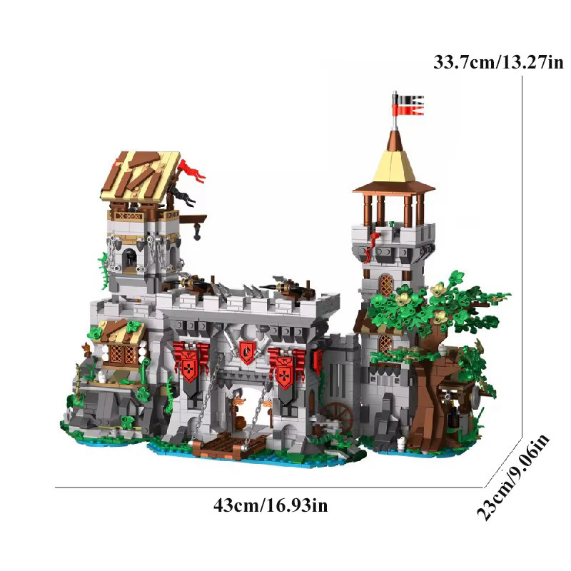 Schloss der Heiligen Geistlichen Ritter, Bausteine-Set, 2568 Teile, ab 14 Jahren - Bild 6