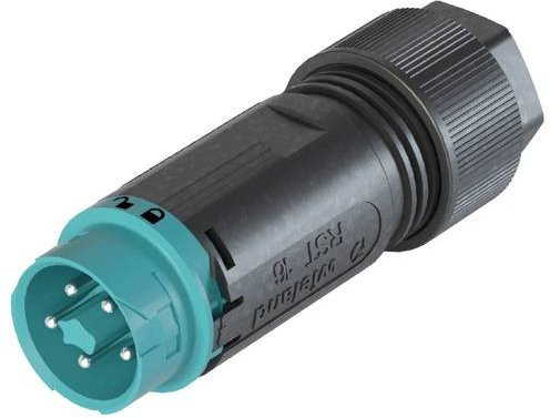 Wieland Electric 46.052.4153.6 Steckverbinder in Türkis und Multicolour - Bild 1