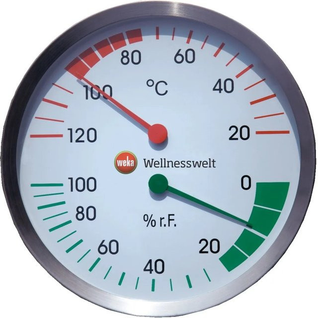 WEKA Klimamesser für Saunen in Weiß - Bild 1