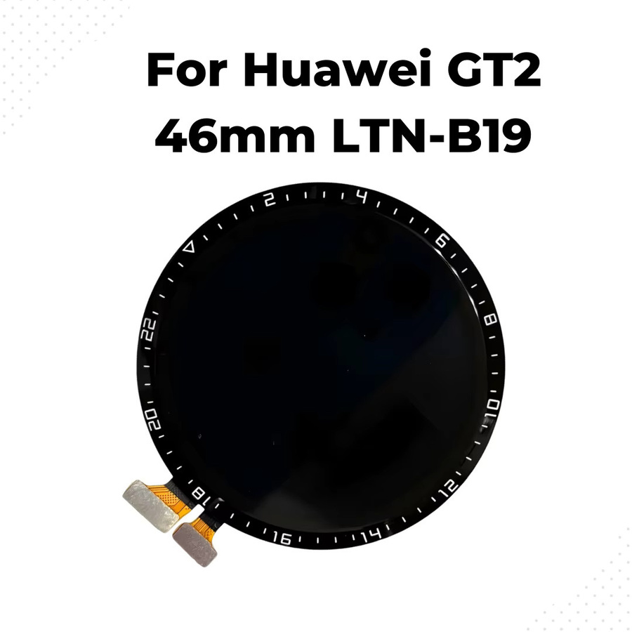 Huawei Watch GT2 46mm LCD-Bildschirm-Ersatz mit Touch-Display Digitizer in Schwarz - Bild 2