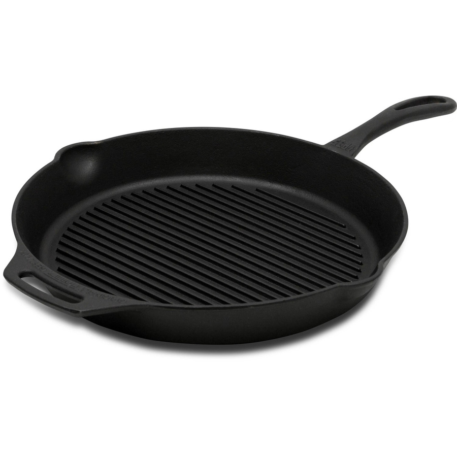 Petromax Grillpfanne aus Gusseisen mit Stiel in Schwarz, Durchmesser: 35 cm - Bild 2