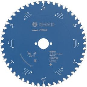 Bosch Expert for Wood Kreissägeblatt mit Carbide-Spitzen für Holz und Metall, Blau, Durchmesser: 240 mm, Bohrung: 30 mm, Sägeblattstärke: 2,8 mm, 48 Zähne - Bild 1