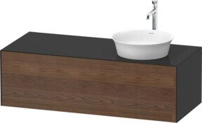 Duravit Waschtischunterschrank White Tulip in Weiß Hochglanz, Breite: 130 cm, Tiefe: 55 cm, Höhe: 40,8 cm - Bild 1