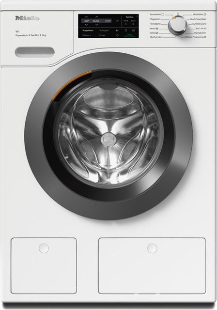 Miele WCI 860 WPS ChromeEdition Stand-Waschmaschine Frontlader in Lotosweiß mit 9 kg Waschkapazität, 1600 U/min, AutoDos, WiFi und App-Steuerung - Bild 1